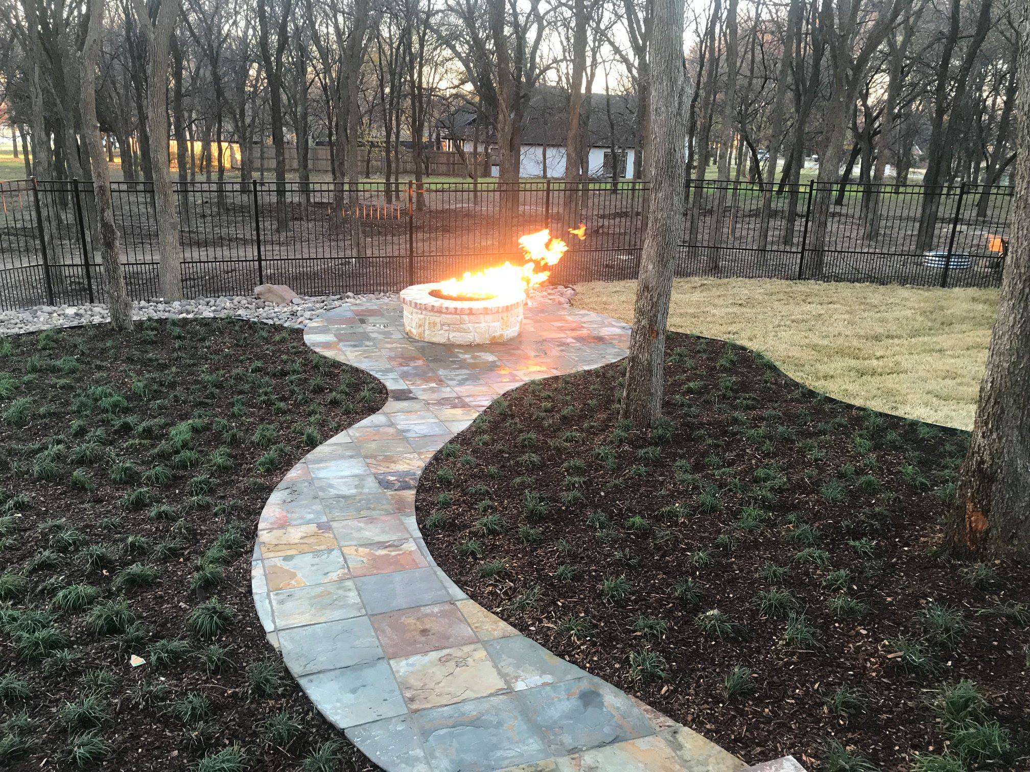 Fort Worth Landscape Company Installs, Fire Pits Fort Worth